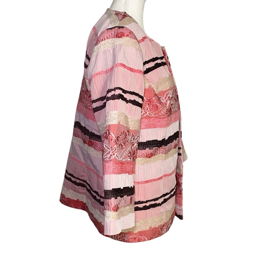 K Studio Vintage Patchwork Lightweight Blazer - image 3